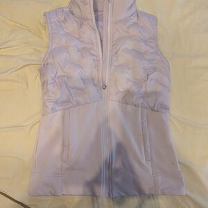 CALIA by Carrie Underwood Light Purple Puffer Vest